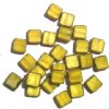 25 9x8x3mm Golden Pearl Yellow Windows
